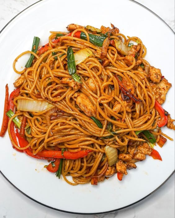 Spaghetti Stir Fry Aveon Hotel
